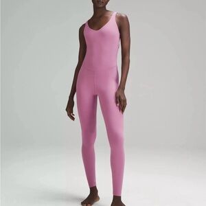 NWTs Women's lululemon Align Bodysuit 28" Size 2 - Dusty Rose color